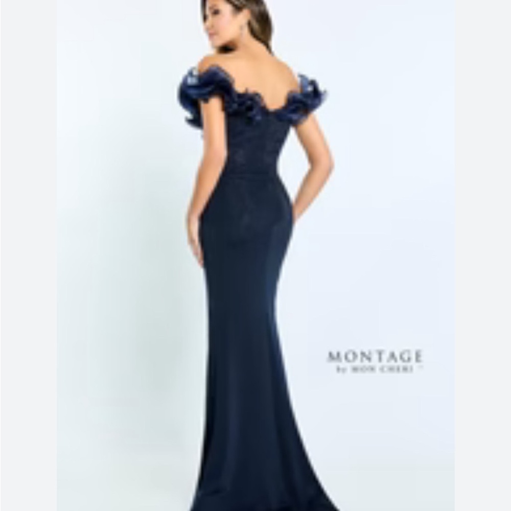 Navy Formal Gown Montage by mon Cheri